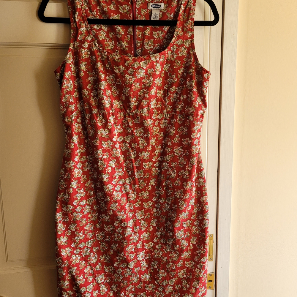 Old Navy Scarlet Floral Mini Dress